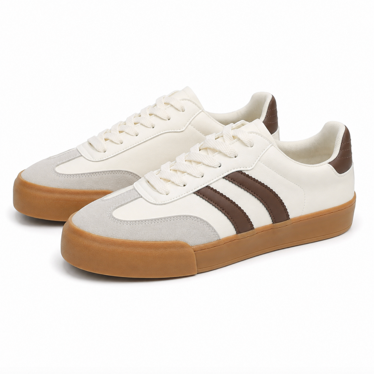 Men’s Flat Casual Sneakers – Lightweight Everyday Trainers with Modern Streetwear Style