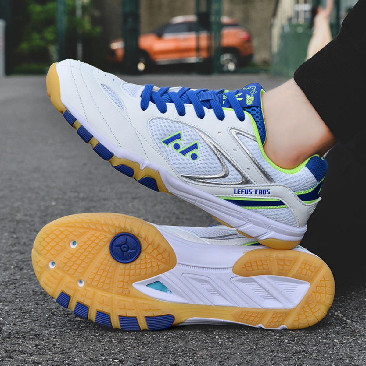 Men’s & Women’s Badminton Shoes – Breathable Mesh Court Sneakers with Lightweight Cushioning & Non-Slip Grip